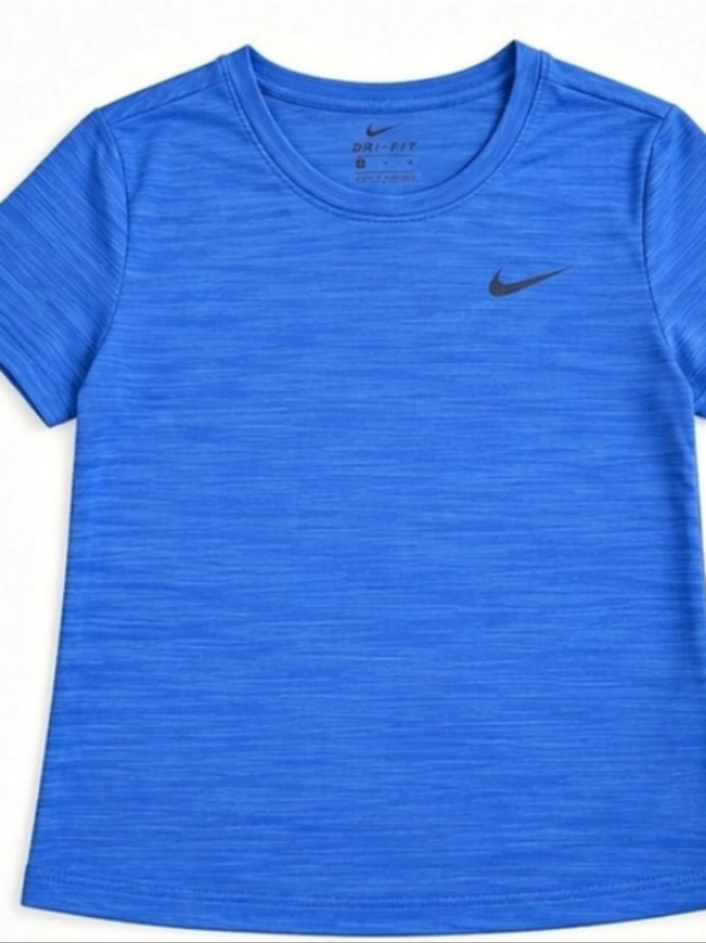 Nike Dri-FIT Women's Medium Blue Short Sleeve Athletic Running Workout Shirt M